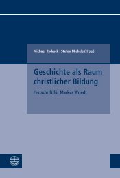 Michael Rydryck | Stefan Michels (Hrsg.): Geschichte als Raum christlicher Bildung (Leseprobe)