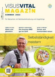 VisusVital Magazin: Sommer 2023