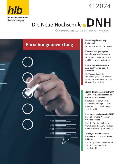 Die Neue Hochschule Heft 4/2024
