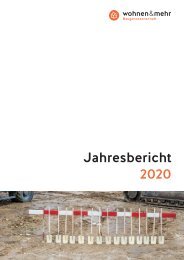 wohnen&mehr Jahresbericht 2020