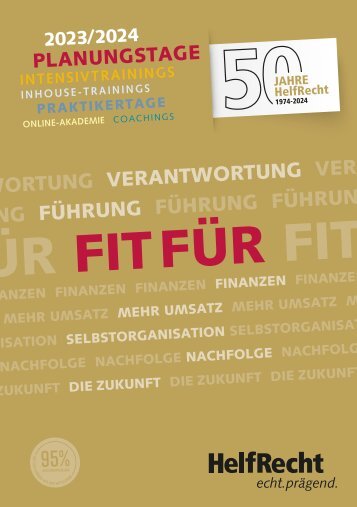 HelfRecht Planungstage 2023/24