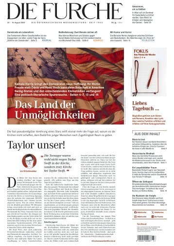DIE FURCHE 14.08.2024