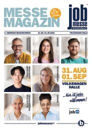 Das MesseMagazin zur jobmesse braunschweig 2024