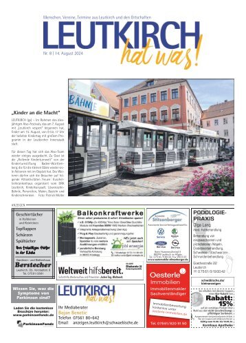 14.08.2024 Leutkirch hat was