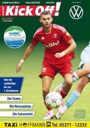 KURT Kick Off! Saison 2024/2025 Fußball-Kreis Gifhorn