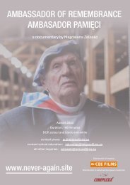Press Book AMBASSADOR OF REMEMBRANCE