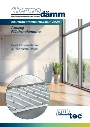 protec Bruttopreisliste und Technik Flaechenelemente 2024