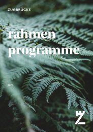 Rahmenprogramme 2025