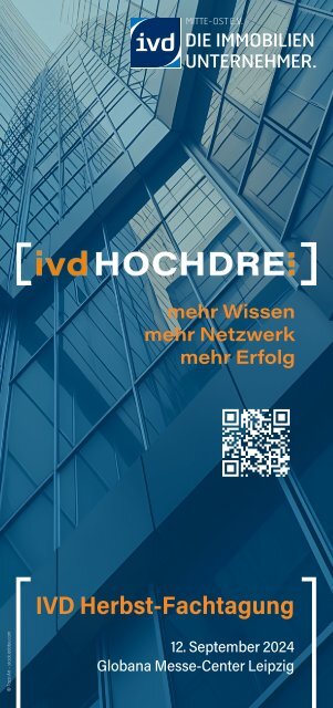 IVD Herbst-Fachtagung 2024 vom IVD Mitte-Ost für Immobilienexperten 