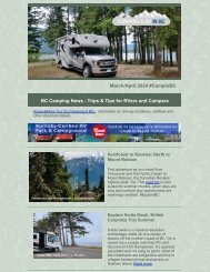 British Columbia Camping News Mar - Apr 2024