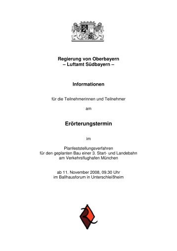 Regierung von Oberbayern – Luftamt Südbayern ... - FLAK Kranzberg