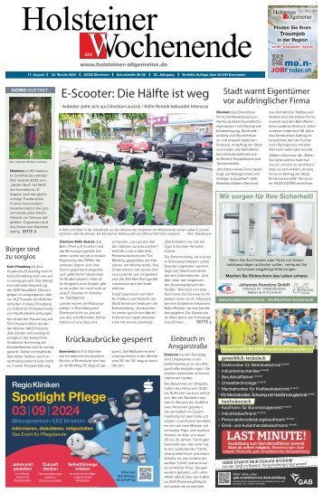 Holsteiner am Wochenende 33 2024