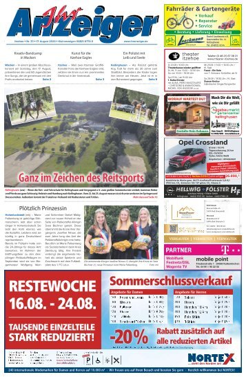 Ihr Anzeiger Itzehoe 33 2024