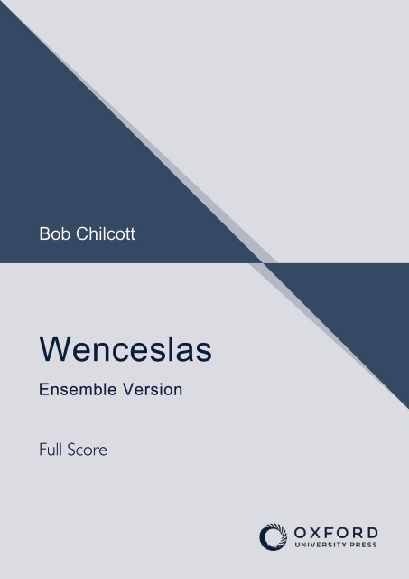 Bob Chilcott Wenceslas - Brass Ensemble (Full Score)