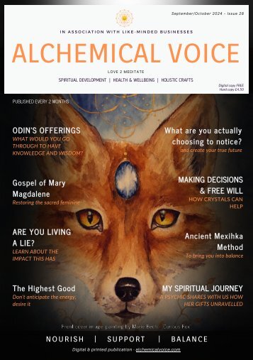 September/October 2024 Alchemical Voice