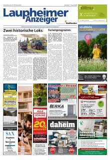 17.08.2024 Laupheimer Anzeiger
