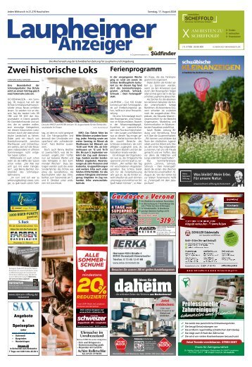 17.08.2024 Laupheimer Anzeiger