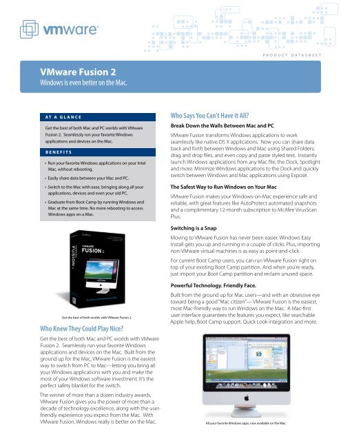 prebuilt mac os vmware