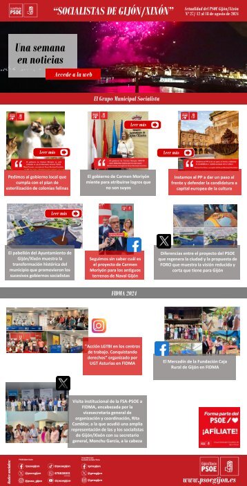 Revista informativa Nº 27 “Socialistas de Gijón/Xixón”
