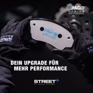 PAGID Racing Broschuere StreetPlus 