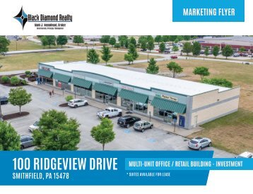 100 Ridgeview Drive - Investment Marketing Flyer