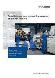 FACTS AND FIGURES - Hauni Maschinenbau AG