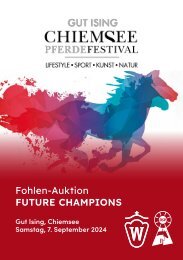 Fohlen-Auktion_Future Champions am 7. September 2024 in Ising