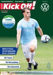 KURT Kick Off! Saison 2024/2025 Fußball-Kreis Wolfsburg