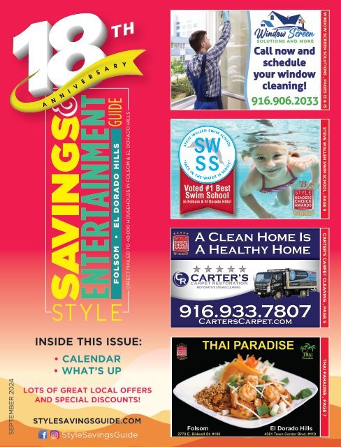 STYLE SAVINGS AND ENTERTAINMENT GUIDE September 2024
