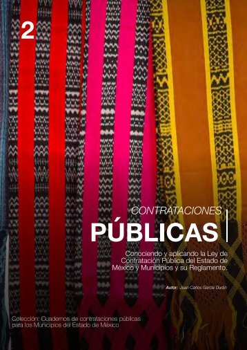  Cuaderno 2. Conociendo y aplicando la Ley de Contratación Pública del Estado de México y Municipios y su Reglamento