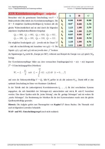 A3.9: Korrelationsempfänger - LNTwww