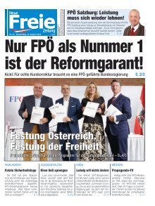 Nur FPÖ als Nummer 1 ist der Reformgarant!