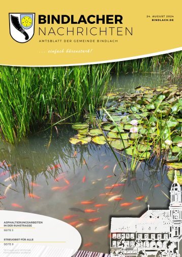 Bindlacher Nachrichten - Ausgabe 24.08.2024