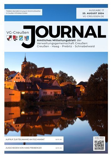 Creussen Journal - Ausgabe 17 -  23.08.2024