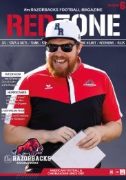 REDZONE - ifm Razorbacks Football Magazine - Ausgabe 6 / 2024