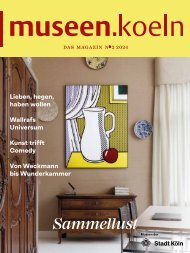 museenkoeln Das Magazin 2/24