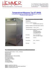 Temperaturprüfkammer Typ ST 40420