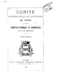 Société archéologique, historique et scientifique de Noyon ... - Index of