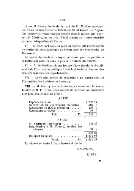 Société archéologique, historique et scientifique de Noyon ... - Index of