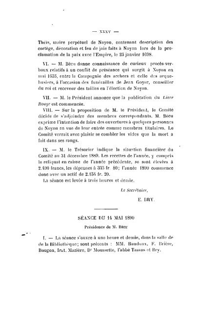 Société archéologique, historique et scientifique de Noyon ... - Index of