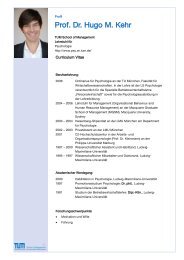 Prof. Dr. Hugo M. Kehr - EEC München - TUM