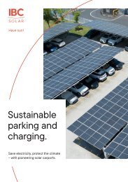 Sustainable parking and charging.