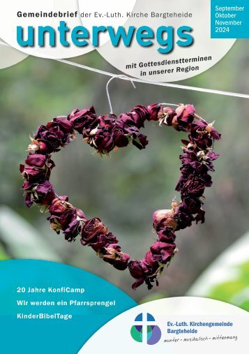 unterwegs - Gemeindebrief der Kirche Bargteheide - Herbst 2024