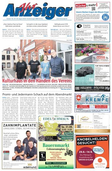 Ihr Anzeiger Itzehoe 34 2024