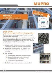 Maritim floor plates for the shipbuilding industry EN