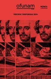 OFUNAM Tercera temporada 2024 | Música y literatura