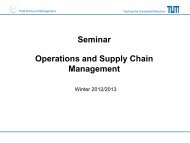 PPT slides - Logistics & Supply Chain Management - TUM