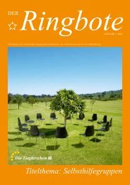 Ringbote 01-2024 | Selbsthilfegruppen