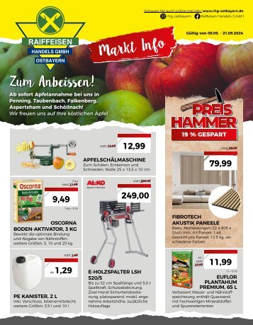 RHG Ostbayern - Markt Info 11-2024