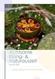 Achtsame Klang-und Naturauszeit 2024